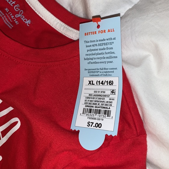 Crewcuts full length leggings white and gold 16 and long sleeve Christmas shirt - Picture 9 of 9